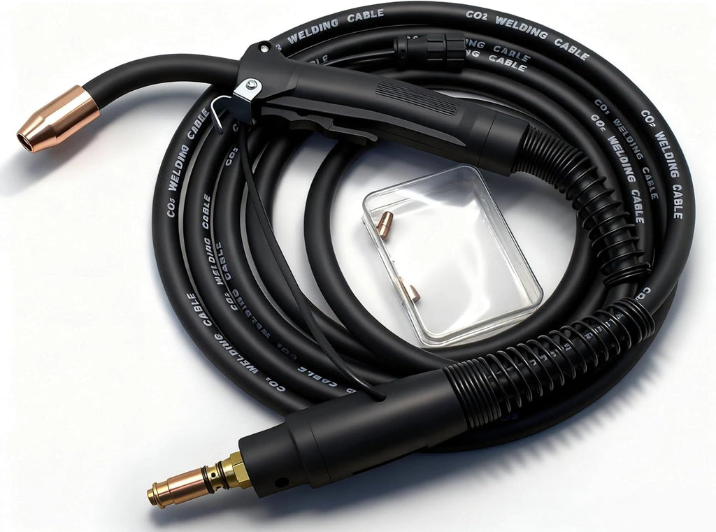 10ft MIG GUN Replacement for Tweco Fusion 140 180 for ESAB Rebel EMP 205ic 210 215ic & Fabricator 141i W1003141 & EM 210 & FIREPOWER 1444-1200 FP-200 MIG welder