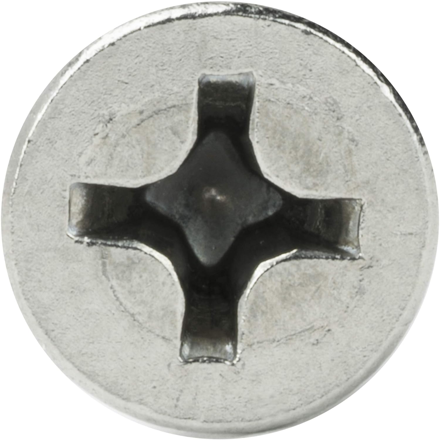 #10 x 2 Flat Head Sheet Metal Screws, Phillips Drive, Stainless Steel 18-8, Full Thread, Bright Finish, Self-Tapping, Quantity 2500 By Fastenere