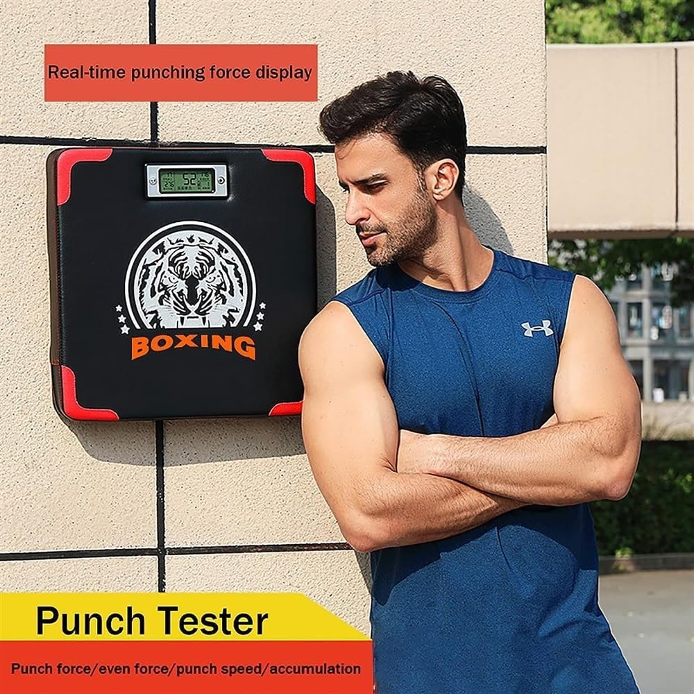 Boxing Punch Force Tester, Boxing Machine with Adjustable Skipping Rope, Home Smart Boxing Punch Force Tester, Wall Mounted Boxing Workout,Stress Release, Height Adjusted Boxing Equipment For Kid Adul