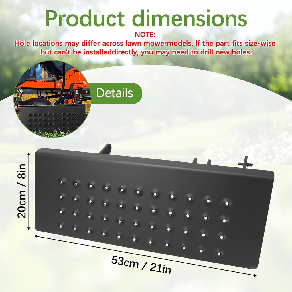 ACS6000B Lawn Mower Chute Blocker,Compatible with Bad Boy Mowers,54' / 60' / 61' / 72',Mower Chute Blocker Replace Part Number 088-6000-00,