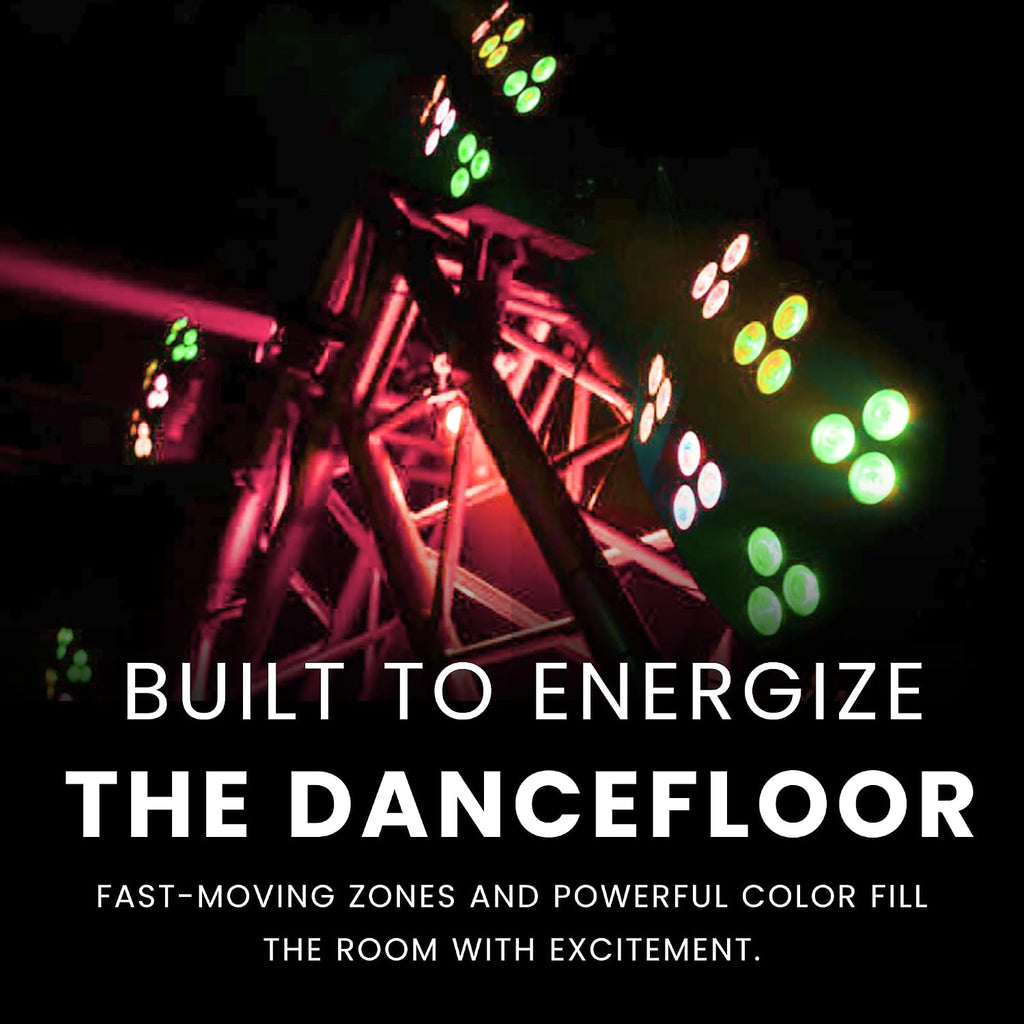 CHAUVET DJ – Wash Fx Hex Ils Multi Purpose Led Effect Light | Blinder Wash & Chase Effects In One Unit | Six Zone Eye Candy Output | Uv Blacklight Performance | Stand Alone Dmx Ir Master Slave Control