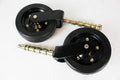 Bush Hog 10' Solid Molded Finish Mower Wheel Assembly 1' Yoke with Needle Bearings 2PK