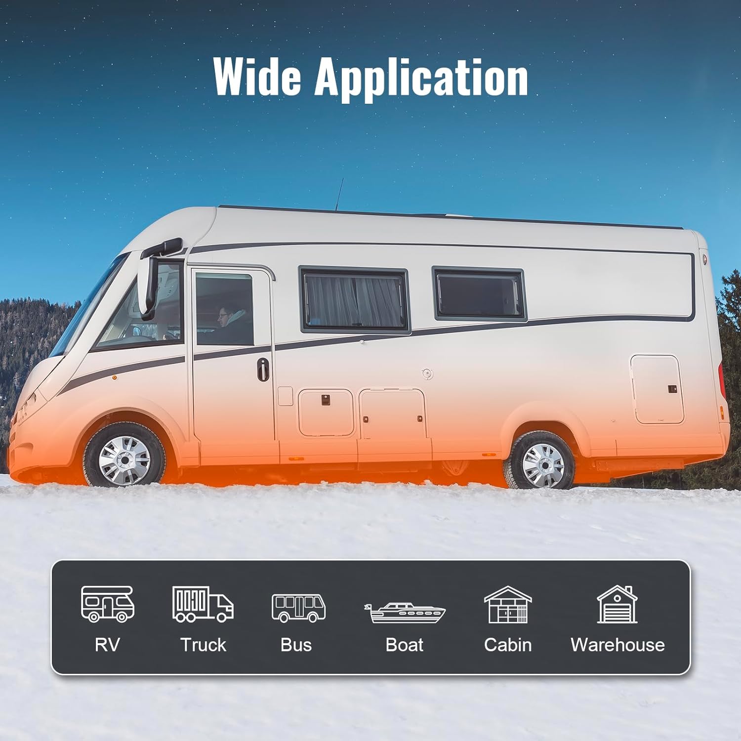 VEVOR 8KW Diesel Heater, Parking Heater with Automatic Altitude Adjustment, Max 18045 ft, Bluetooth App Control Diesel Air Heater, Remote Control and LCD, for Car SUV Trailer Camper Van Boat Garage