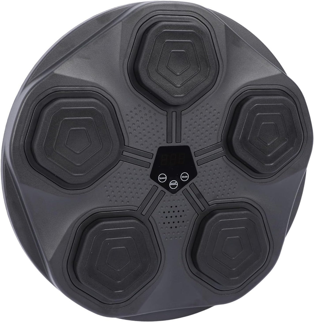 Music Boxing Machine with Real Time Feedback, Electronic Wall Target for Interactive Training, Suitable for mini and Adults, PU ABS Durably Material, 2600mAh Battery