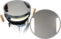 Made in USA KettlePizza Stainless Baking Steel - Steel Skillet/Lid for 22.5' Kettle Grills