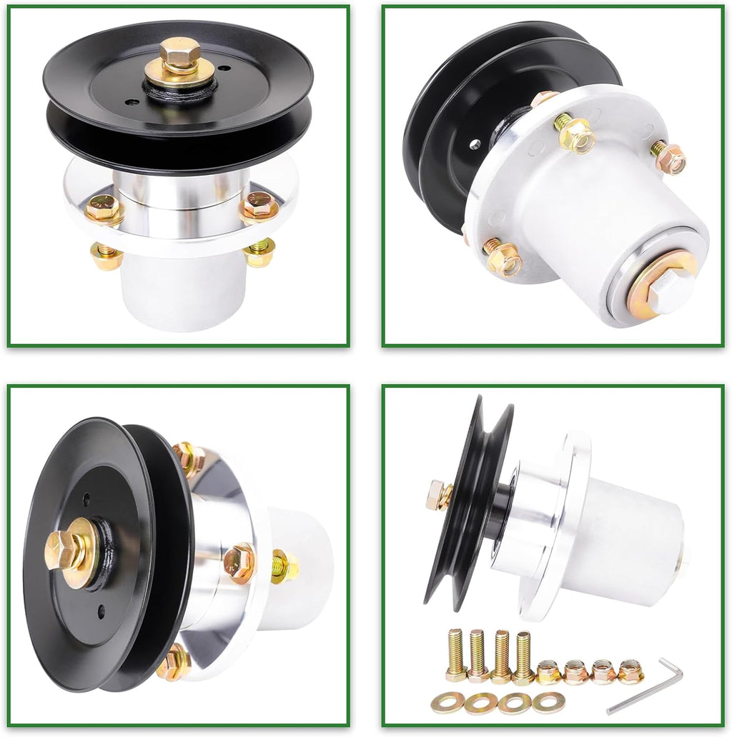 54 inch Mower Deck Rebuild Kit for Bad Boy MZ Magnum Include 3 Spindle 037-2000-00 037-2050-00, 3 Blade 038-0003-00, 3 Pulley 033-4890-00