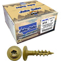 Jake Sales #14 x 1 Construction Lag Screw Torx/Star Drive Heavy Duty Structural Lag Screw Far Superior to Common Lag Screws (Full Box - 4,000 Screw Count) Exterior Coated - ACQ Compatible Wood Screws