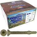 Jake Sales #10x1-5/8 Reamer Tek Torx/Star Head Self-Drilling Wood to Metal Screws - for Flatbeds, Trailers or Fastening Wood to Steel -T-25 Torx Screw Head (Full Box 4000 Screw Count)