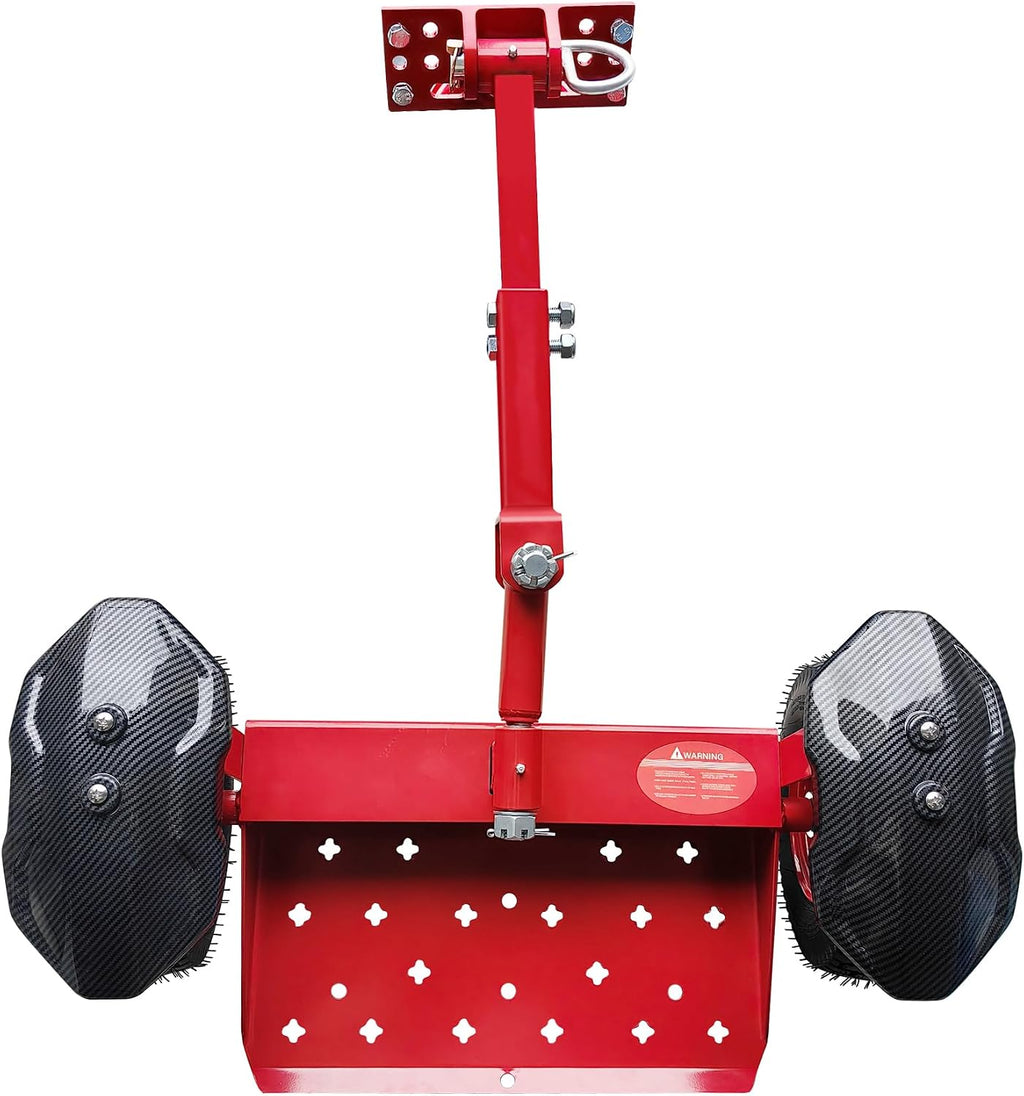 Wheels Lawn Mower Sulky for Lawn and Landscape Professionals,Mower Rear Bracket,Fender Design for Lawn and Landscape Professionals (Red)