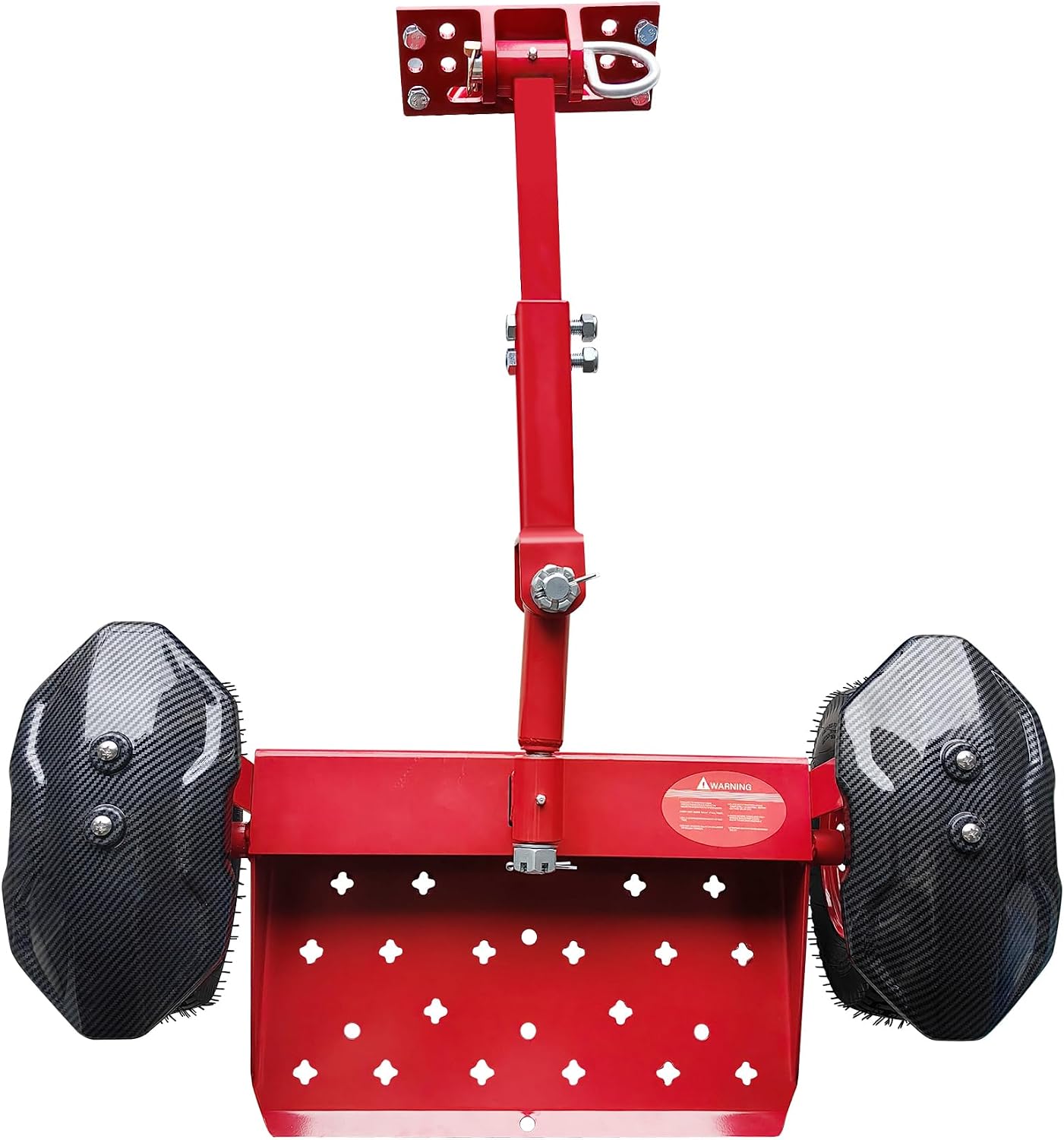 Wheels Lawn Mower Sulky for Lawn and Landscape Professionals,Mower Rear Bracket,Fender Design for Lawn and Landscape Professionals (Red)