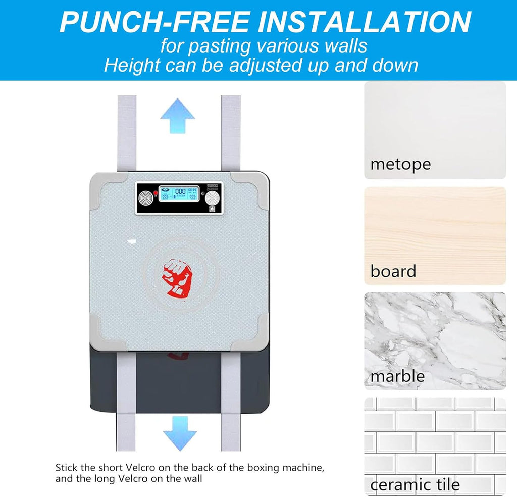Rhythm Music Punching Machine,9-Layer Composite Board, Impact-Resistant,Soft Target,for Men/Women/Elderly/Children Boxing Training