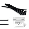 #12x5 Carbon Steel Roofing Screws - 1,000pc Phillips Truss Head Self Drilling Metal Screws for Sheet Metal Tools and Insulation Fastening