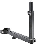 K&M 18807 Universal Holder - Black Steel Adjustable Extension for Music Accessories - for Folding Table and Omega