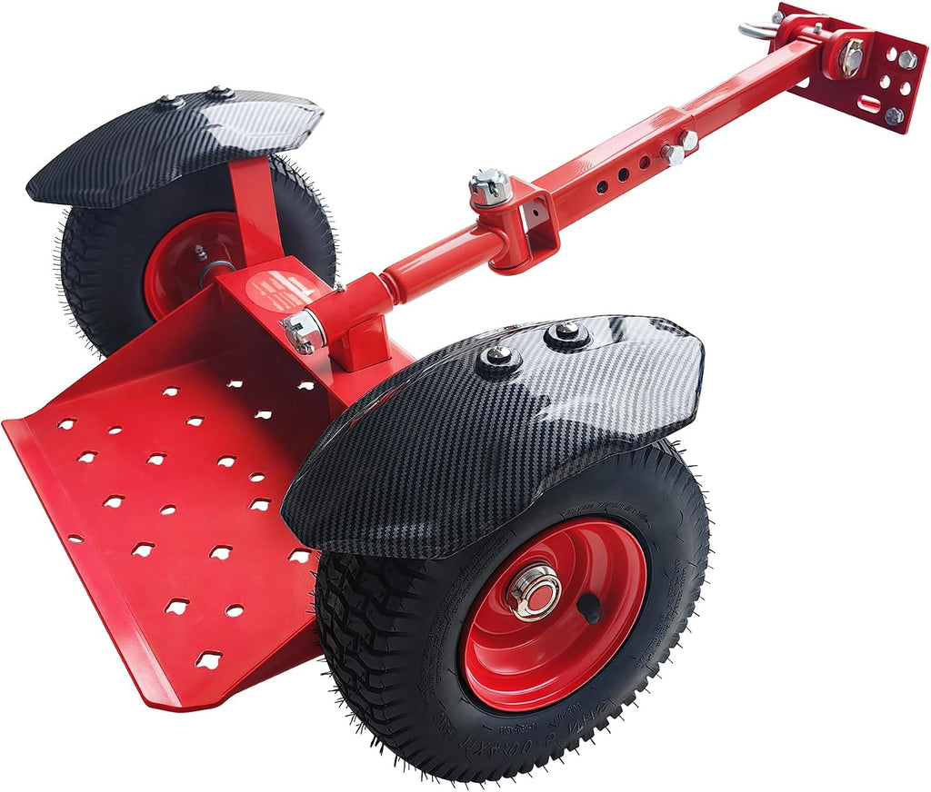 Wheels Lawn Mower Sulky for Lawn and Landscape Professionals,Mower Rear Bracket,Fender Design for Lawn and Landscape Professionals (Red)