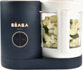 BEABA Babycook NEO Baby Food Maker, Borosilicate Glass & Stainless Steel, 42 oz. Capacity for Multi-Stage Use, Inventor & Global Leader of Baby Food Processors, Trusted for over 35 years, Midnight