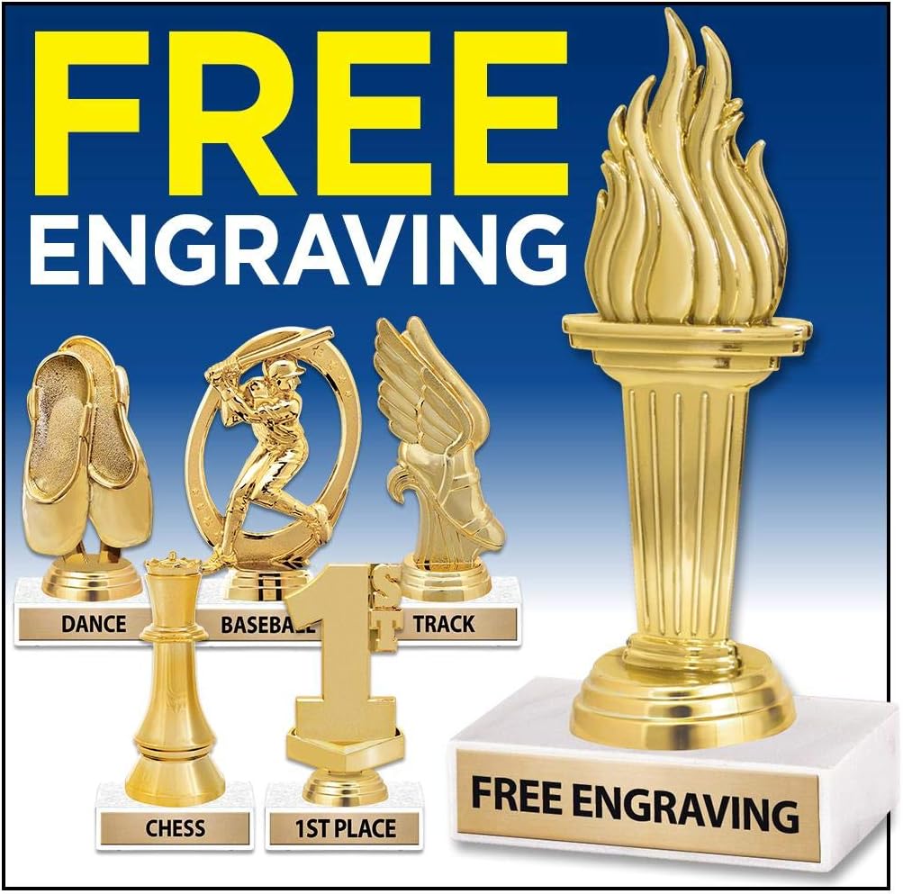 Crown Awards 5' Disco Ball Figure Trophy - Music Recognition Dance Trophies Prime