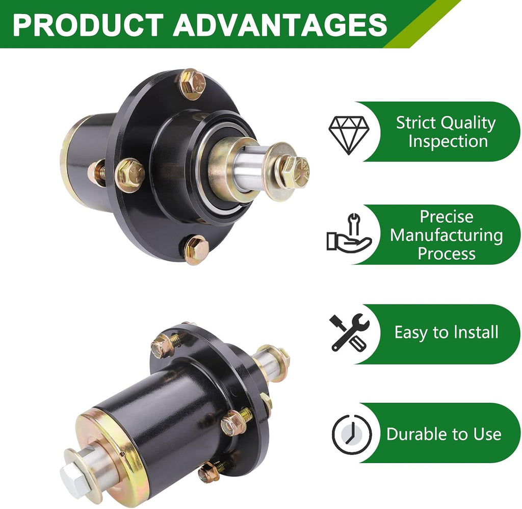 037-6015-50 Spindle Assembly - Fits Bad Boy CZT 42' 48' 50' 52' 54' 60' Deck, ZT 50' 60' Deck, ZT Elite/ZT Elite Limited 54' 60', Pup/Pup Lightning 48' 52' 60' 72' Deck, Replaces 037-6015-00(3-Pack)