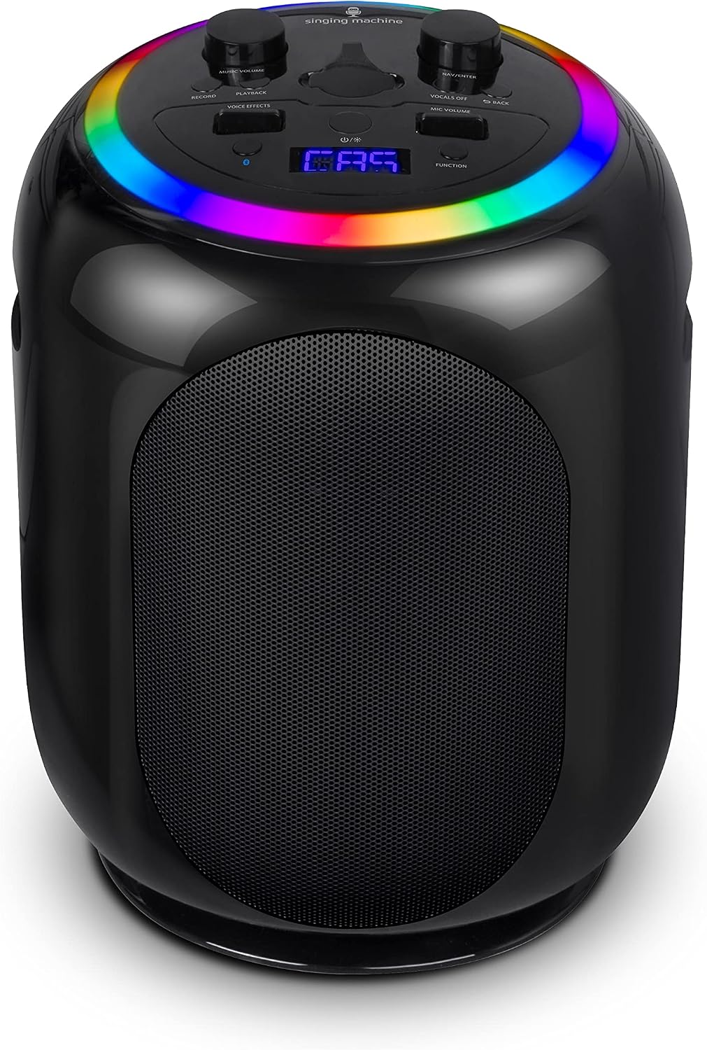 Singing Machine SingCast MAX Bluetooth Video Casting Karaoke Machine, Party Speaker, Microphone, 22 Voice Effects, Pitch Correction, Lights, Stand, 35W Sound for PA System Function for Adults & Kids