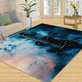 Guitar Rug for Bedroom 5x6 Rug Electric Guitar Rugs, Rock Music Theme Home Decor, Non Slip Washable Large Rugs, Musical Instrument Carpet for Boys and Girls Teen Playroom