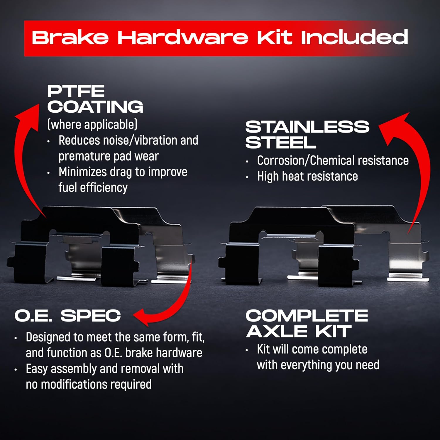 R1 Concepts Front and Rear Brake Kit For 2009-2011 Audi A4, 2010-2011 Audi A5, 2008-2009 Audi A5| Drilled Slotted Brake Rotors| Ceramic Brake Pads and Rotors Kit| Hardware, Sensor included