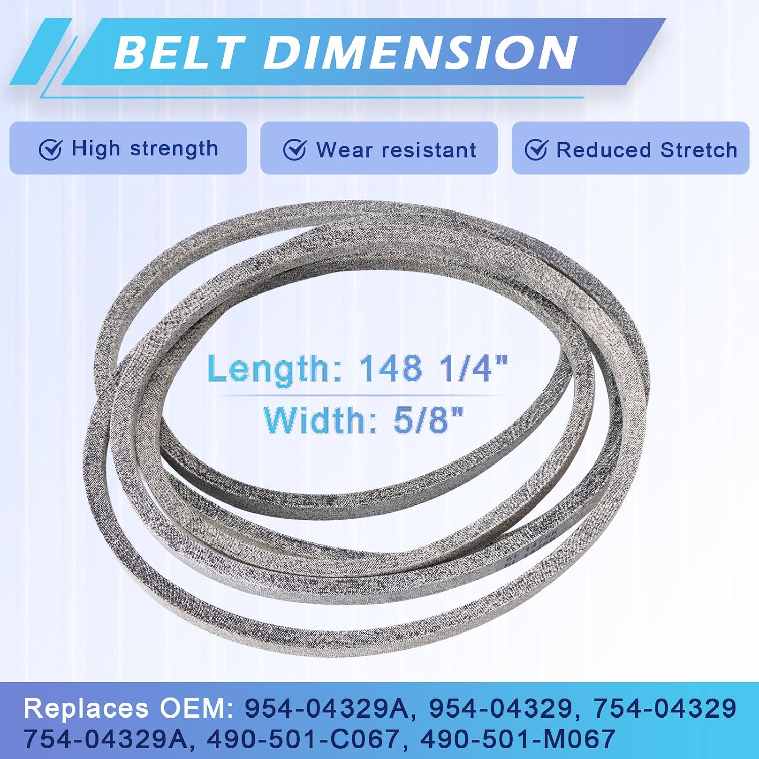 54 inch Deck Spindle Be lt Blade Kit for M TD Cub Ca det Troy Bi lt Crafts man ZT1 ZT2 Z7600 Z5800 Include 3 Spindle 618-09236, 3 Blade 742P05086, 2 Idler GY22082, 1 Be lt 754-04329