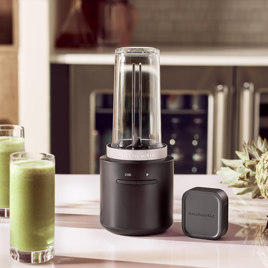 KitchenAid Go™ Cordless Personal Blender - battery included, KSBR256, Black Matte