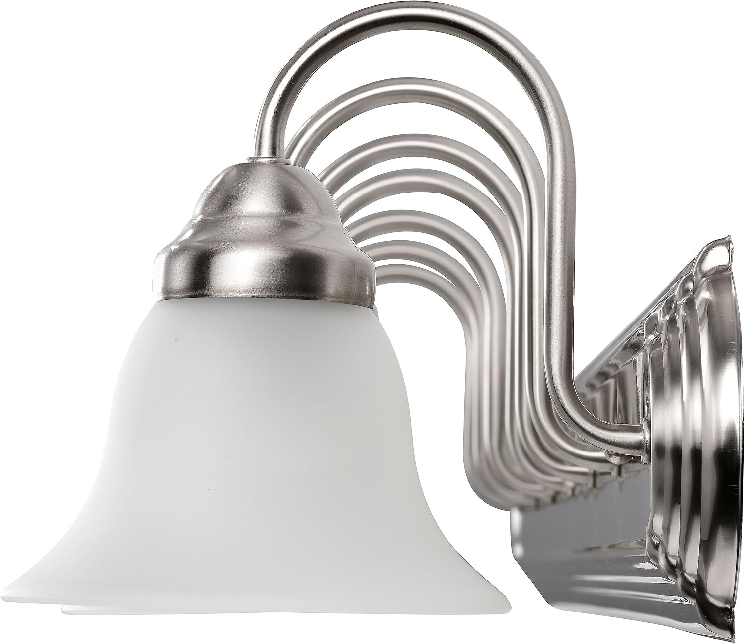 Nuvo Lighting 60/3283 Traditional Seven Light Vanity from Ballerina Collection in Pwt, Nckl, B/S, Slvr. Finish