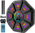 Music Boxing Machine, Smart Music Punching Machine for Adults Kids, Bluetooth Music Sync, Wall-Mounted Workout/Training Equipment with Boxing Gloves, Suitable for Home Gym Office Indoor Exercise