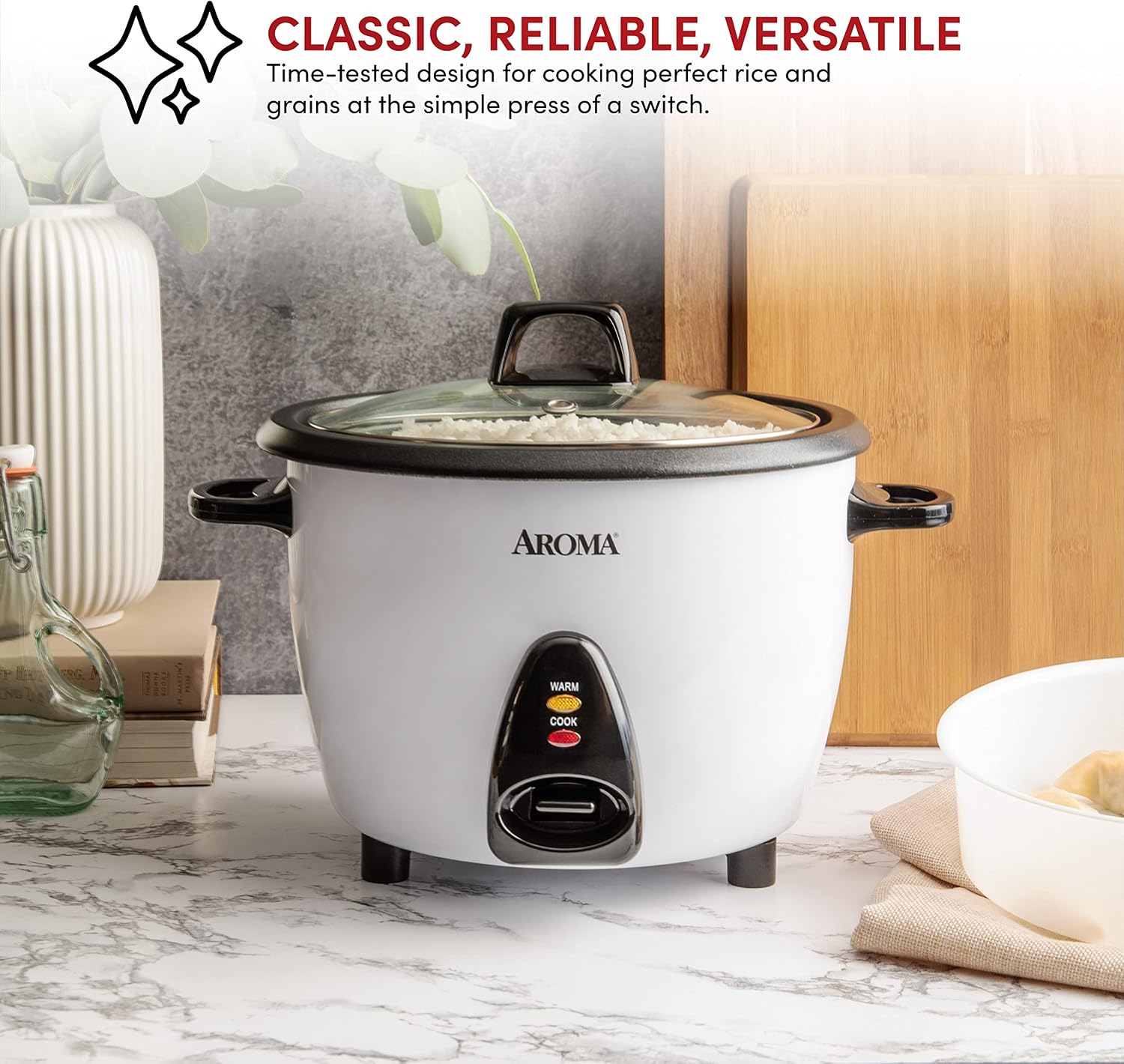Aroma Housewares Commercial Rice Cooker and Food Steamer Bundle (ARC-1033E + ARC-360-NGP)