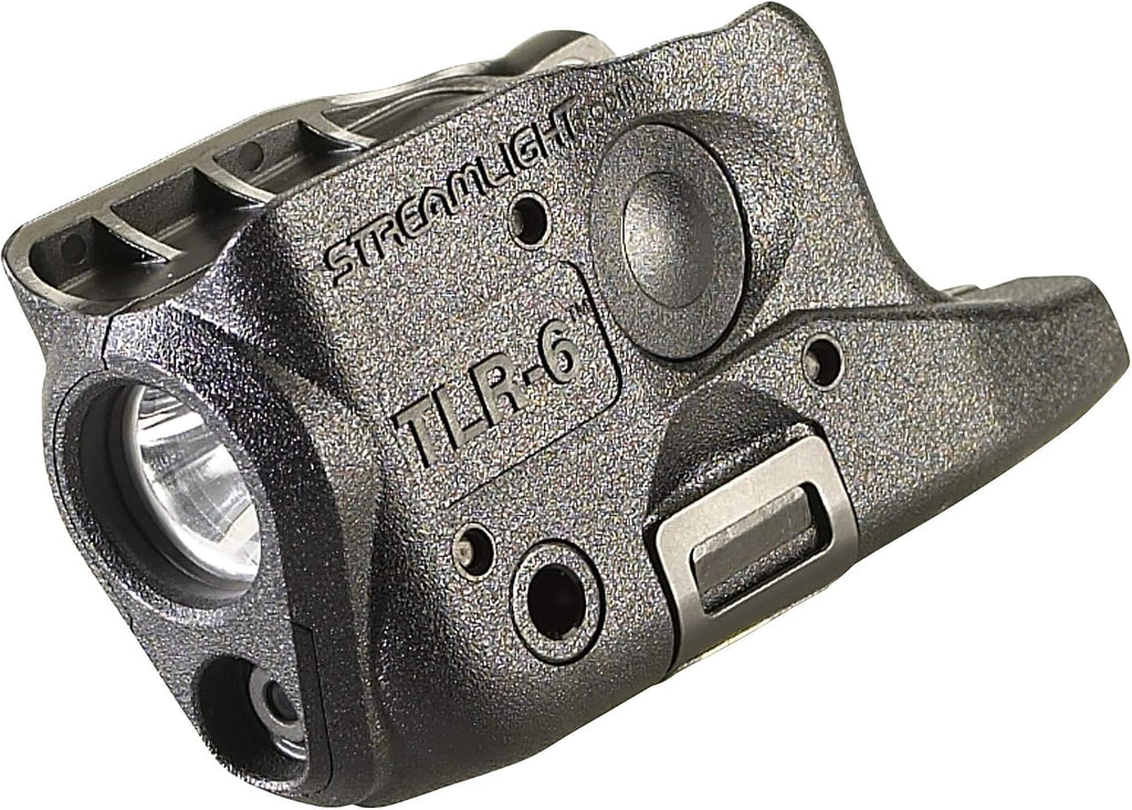 Streamlight 69272 TLR-6 100-Lumen Tactical Weapon Light with Integrated Red Aiming Laser Designed Exclusively and Solely for Glock 26/27/28/33/39, Black