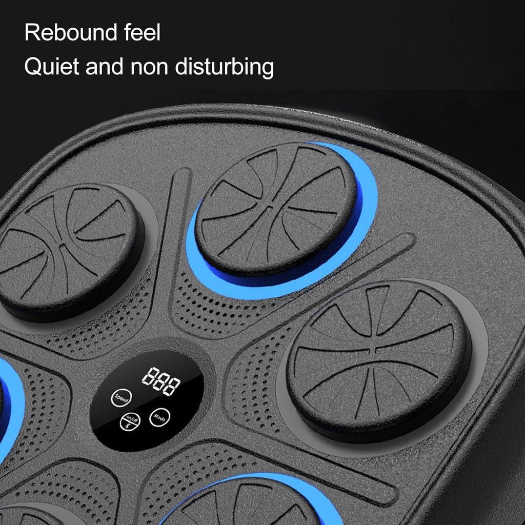 Music Boxing Machine Wall Mounted Music Boxing Target with Gloves Smart Electronic Home Training Machine Boxing and Punching Equipment for Adults Kids Ma