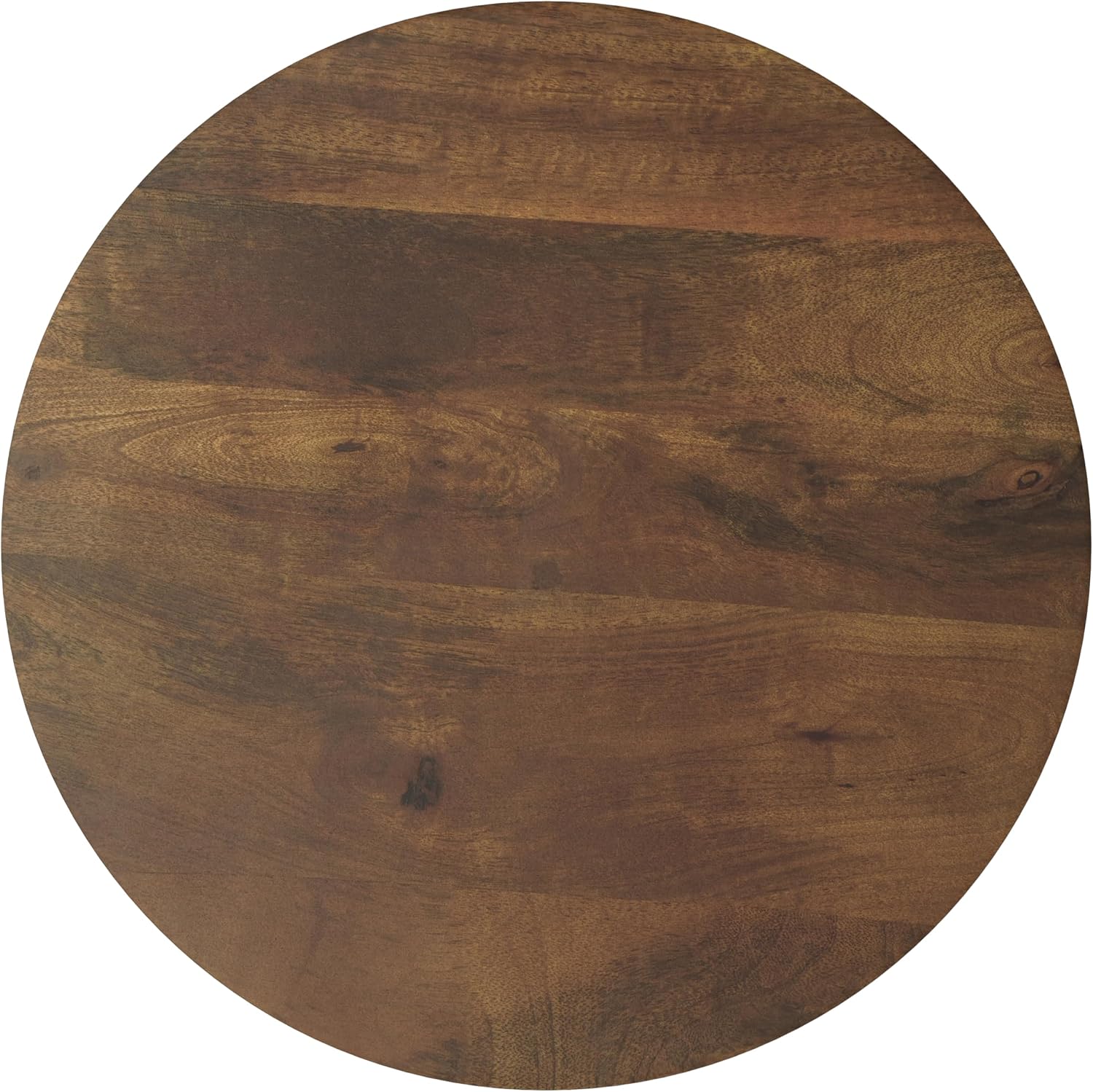 SIMPLIHOME Robbie Accent Table - 16 inch Wide Solid Mango Wood End Table in Walnut Brown, Boho Contemporary Rustic Side Table for Living Room or Bedroom with Multipurpose Function, Assembled