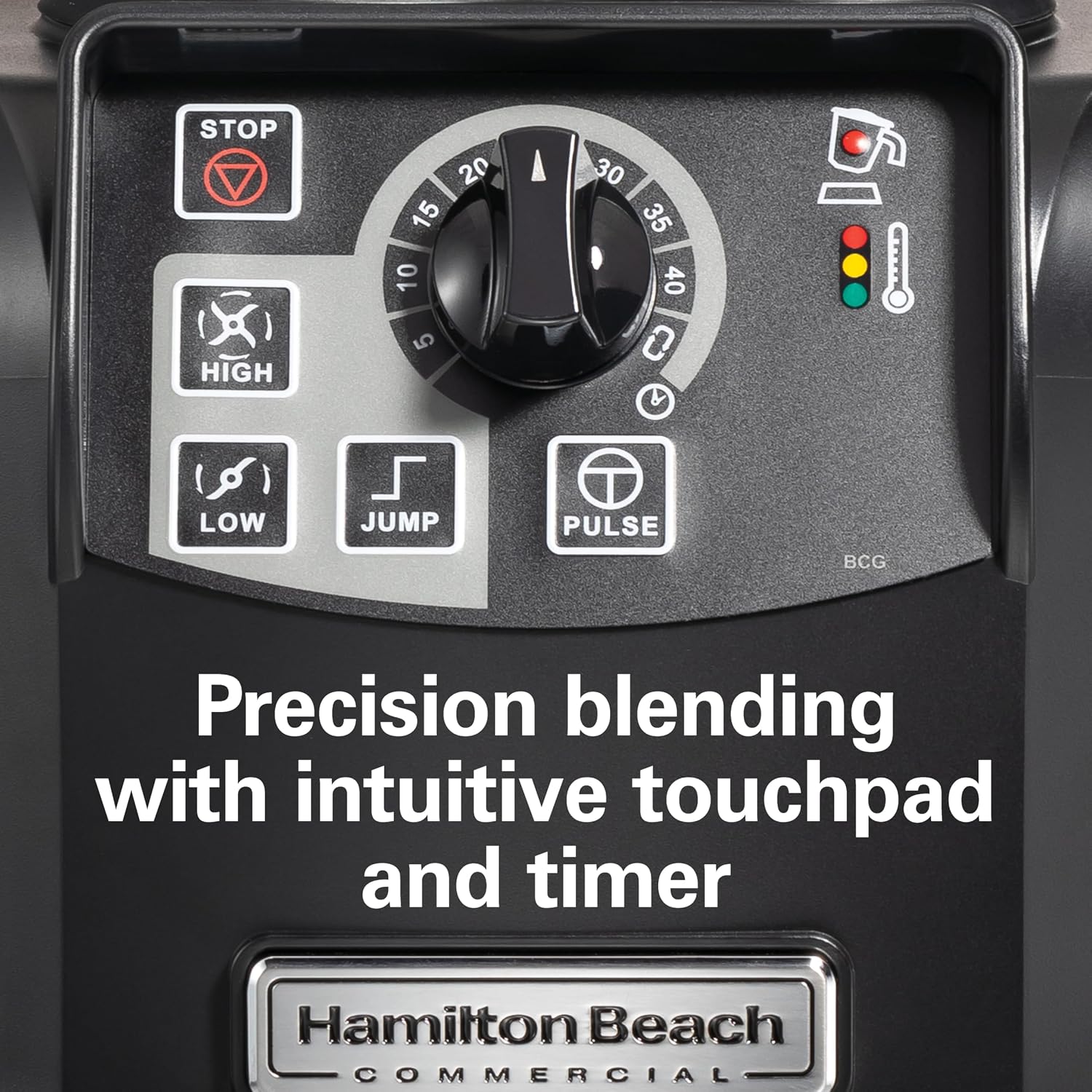 Hamilton Beach Commercial Tempest High-Performance Blender, 64 Ounce / 1.8 Liter Capacity, 3 HP Motor, NSF Certified, HBH650R
