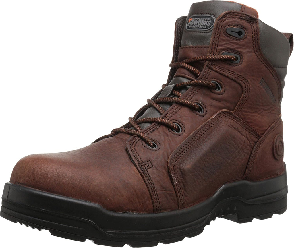 Rockport Works Men's More Energy Comp Toe 6' Work Boot Waterproof
