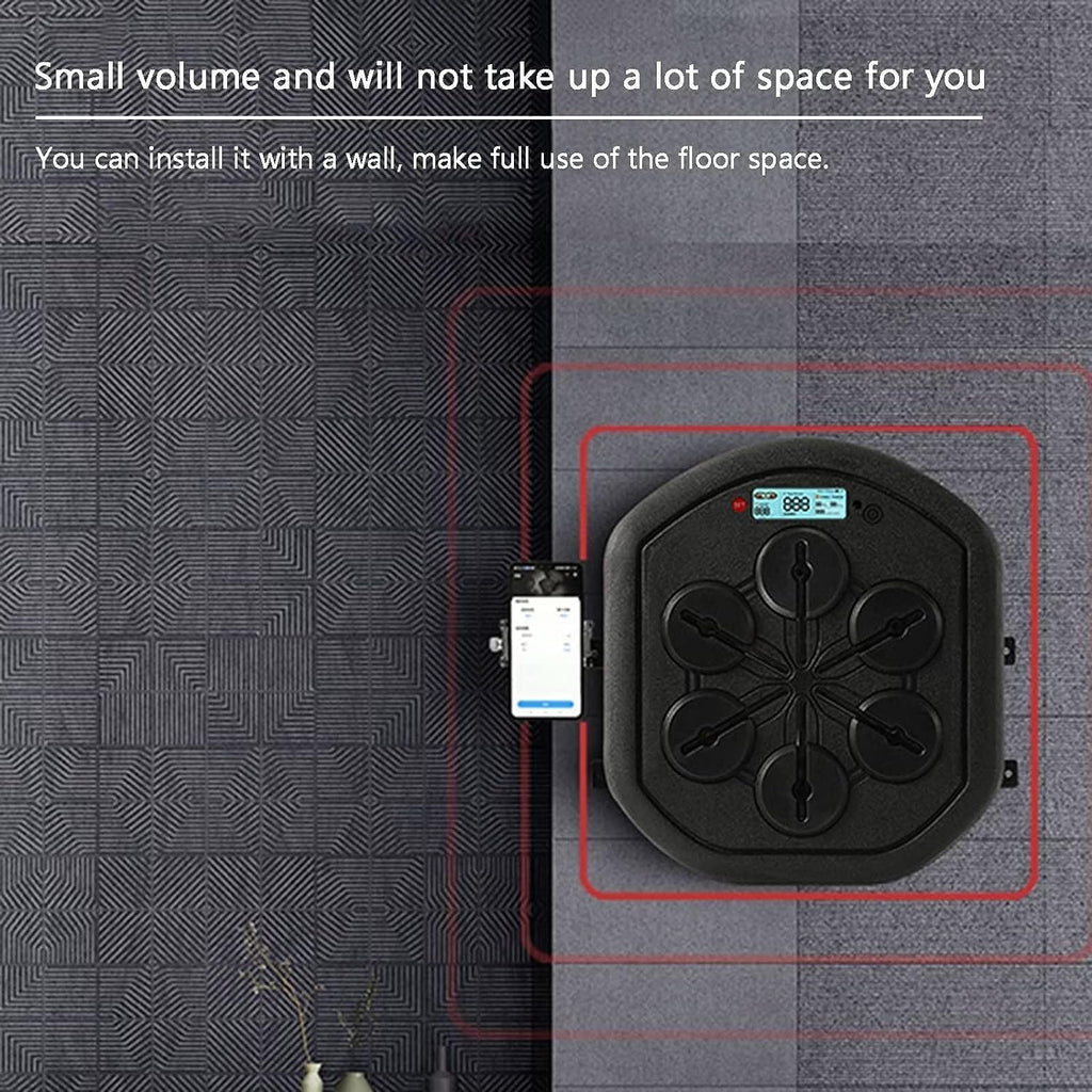 Music Boxing Machine, Smart Music Boxinghine, Wall Mounted Equipment Boxinghine for Home Exercise Boxing Training Stress Release