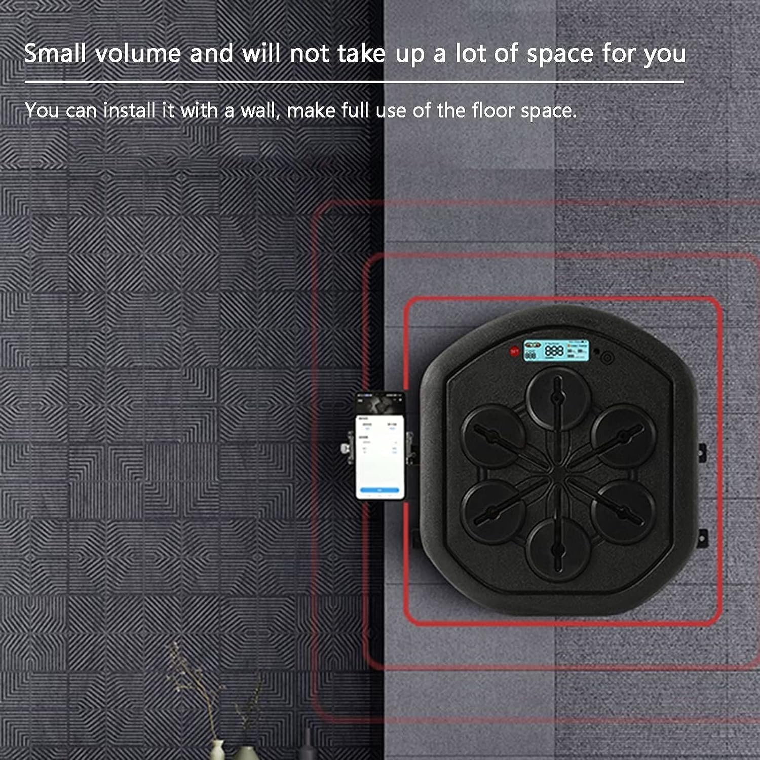 Music Boxing Machine, Smart Music Boxinghine, Wall Mounted Equipment Boxinghine for Home Exercise Boxing Training Stress Release