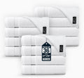 belem Forte Premium Bulk Bath Towels 27x50 | 700 GSM Luxury Hotel Towels | Pack of 36 | 100% Combed Cotton | Ultra Soft, Highly Absorbent White Towels for Hotel, Spa & Resorts | 14 lbs/Dozen