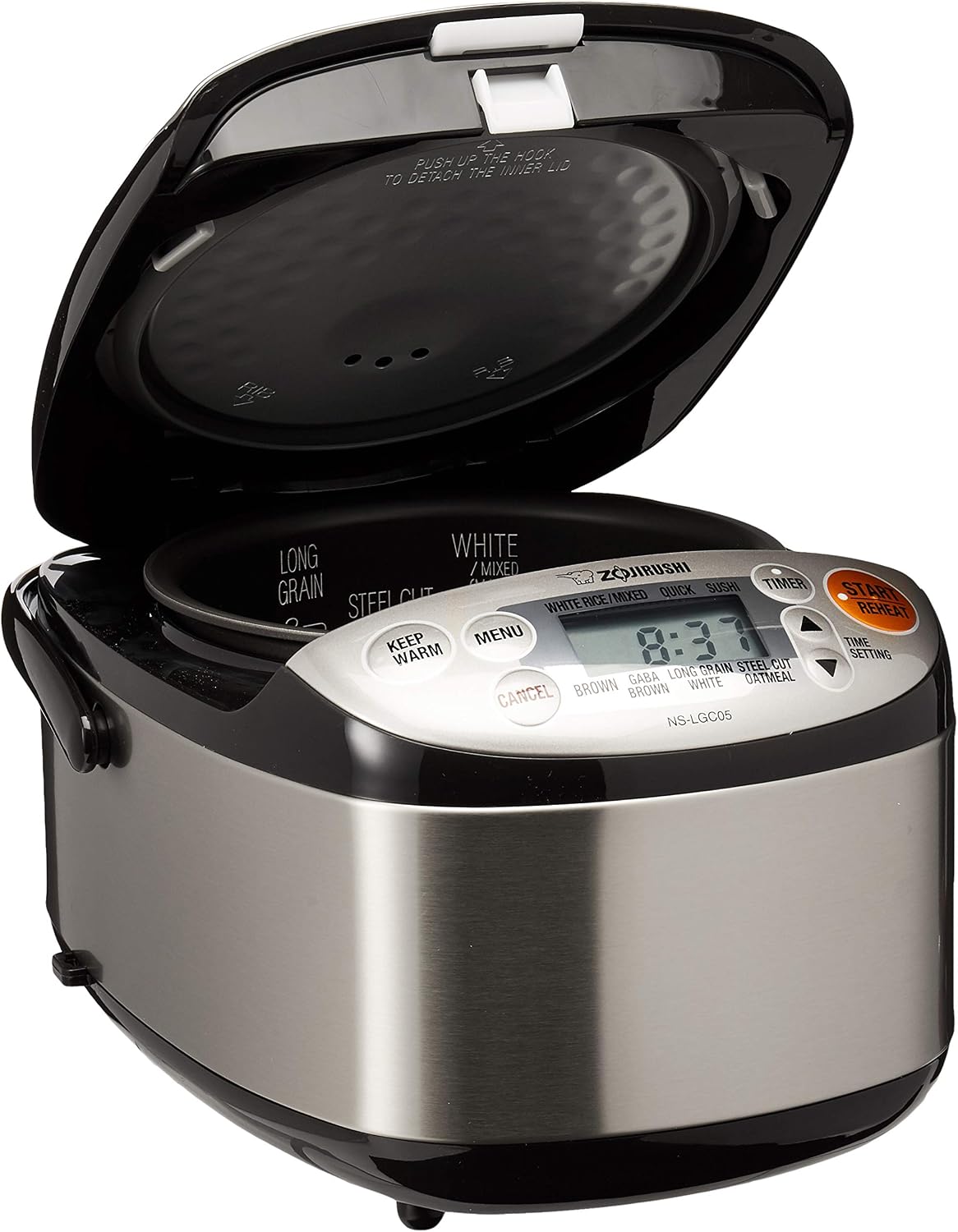Zojirushi EP-PFC20HA Electric Skillet and Zojirushi NS-LGC05XB Micom Rice Cooker & Warmer Bundle