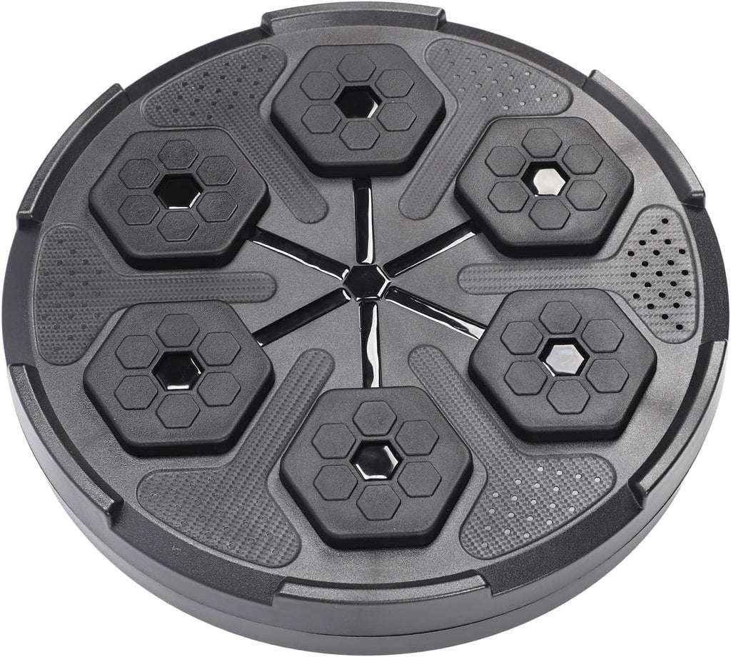 Music Boxing Machine, Boxing Target High Elastic Foam for Daily Exercises (Black)