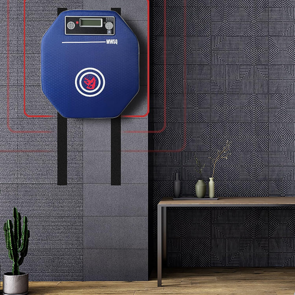 Wall-Mounted Boxing Machine, Electronic Music Boxing Machine, Boxing Mat with Punching Tester, Music Speed Response Coordination Training Response Agility, Sandbag Boxing Mat Equipment for Adults