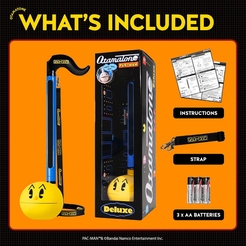 Otamatone PAC-Man Regular and Deluxe Size Bundle Offer Portable Music Instrument / Synthesizer from Japan by Maywa Denki