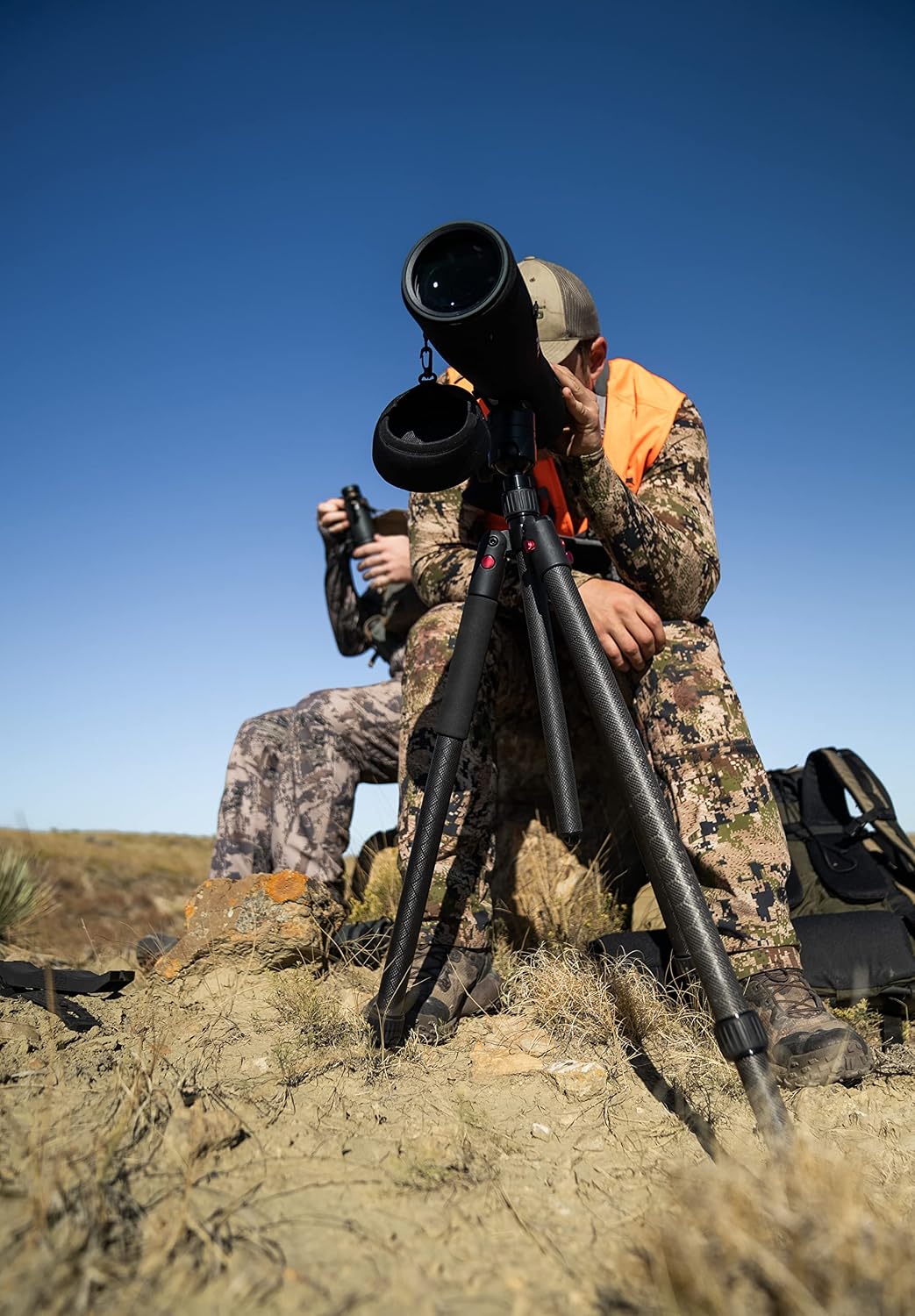 BOG DeathGrip Aluminum Tripod with Durable Frame, Lightweight, Stable Design, Bubble Level, Adjustable Legs, Shooting Rest, and Hands-Free Operation for Hunting, Shooting, and Outdoors