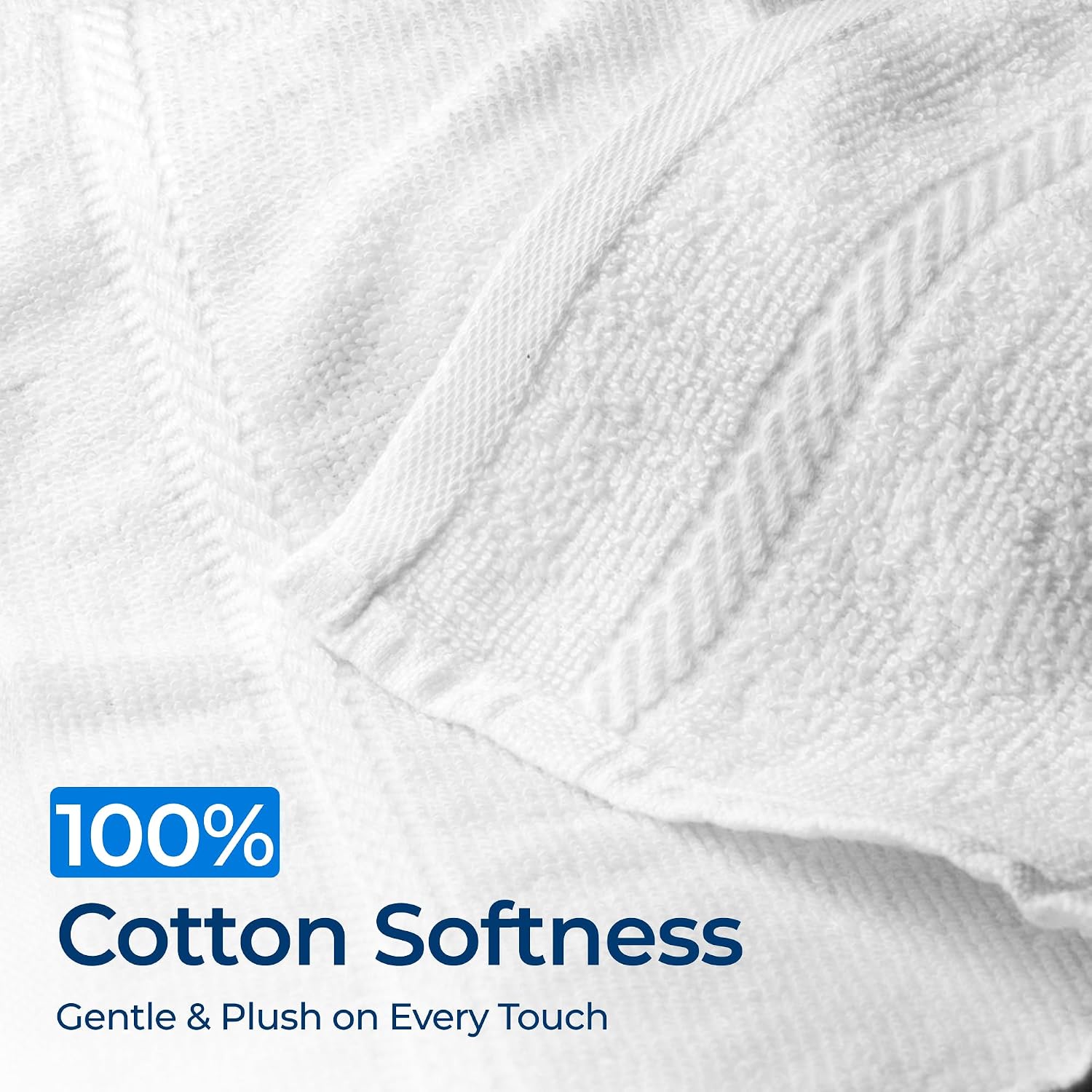 belem Luxury Bulk Bath Towels 24x50 – 60 Pack – 100% Cotton Ultra Soft & Plush, Highly Absorbent & Multipurpose Quick Drying Hotel Quality Towels for Hotels, Resorts, Pool, Gym, Spa & Salon
