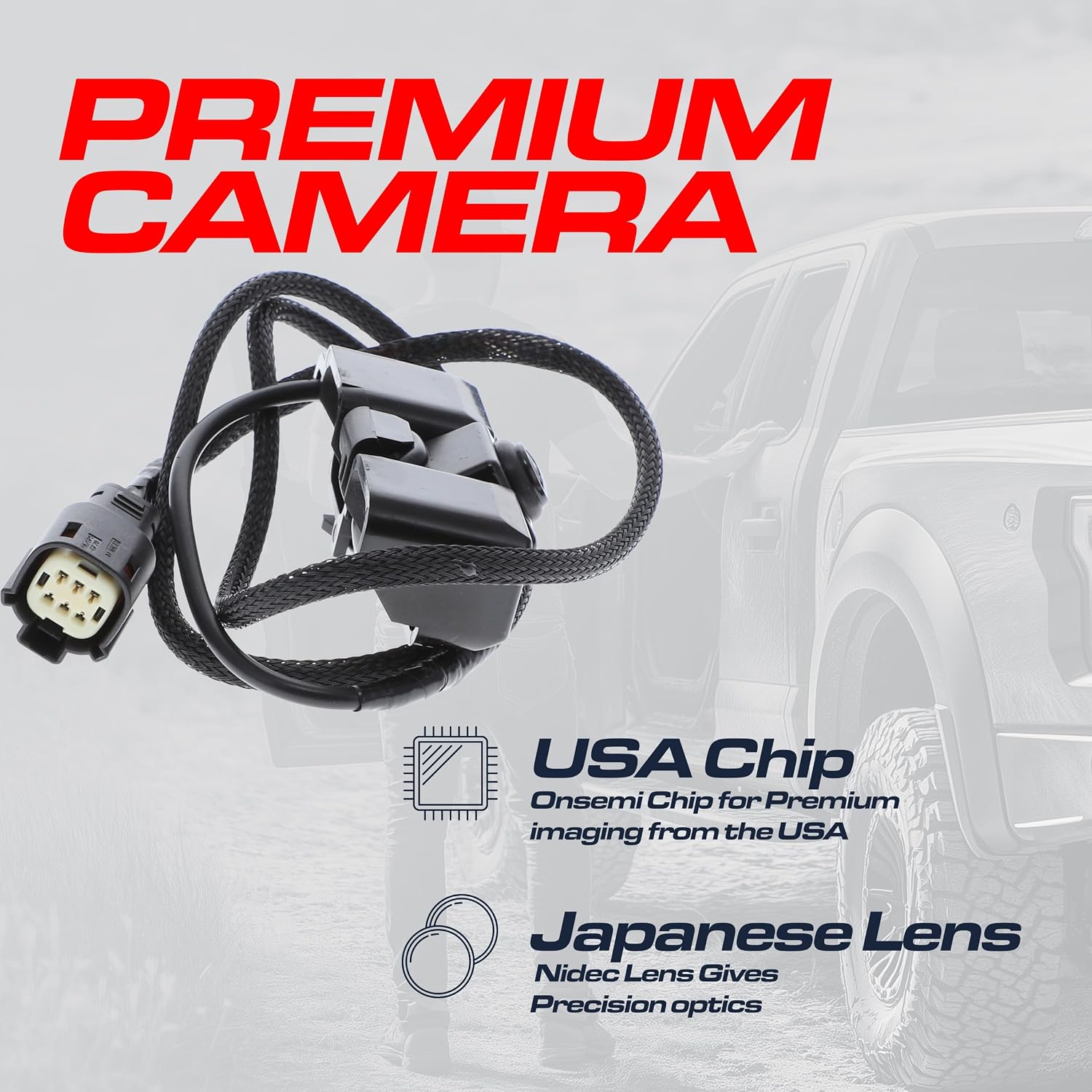 Master Tailgaters Replacement for Chevrolet Silverado (2014-2015), Colorado (2017-2021) / GMC Sierra (2014-2016), Canyon (2015-2022) Backup Camera OE Part # 23306741, 22803702