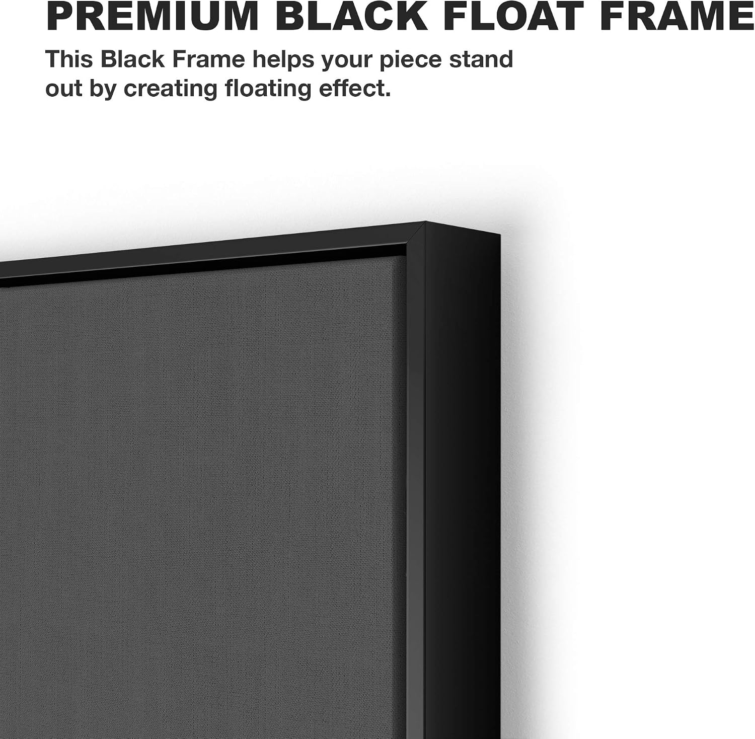 Vintage Rock Band Canvas Wall Art | Black & White Musicians Jumping Print | Retro Home Décor – Various Sizes (36in x 24in Modern Black Framed)