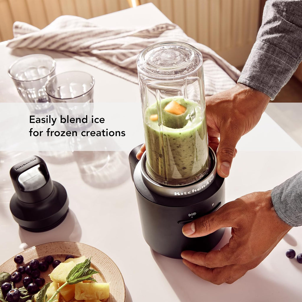 KitchenAid Go™ Cordless Personal Blender - battery included, KSBR256, Black Matte