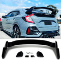 STSEV01 Rear Spoiler Wing Fit for Honda Civic Hatchback 2016-2021 EX/EX-L/LX/Sport/Touring (Hatchback Model only), Glossy Black HighKick Duckbill Type R Style DeckLid Lip Exterior Accessories
