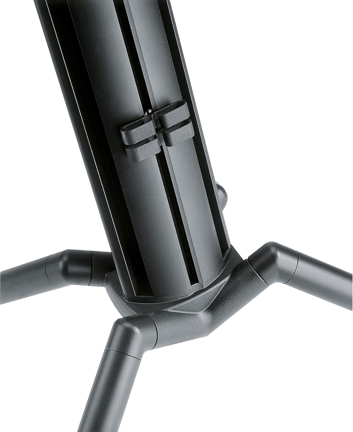 K&M Konig & Meyer 18860.000.35 Spider Pro Keyboard Stand | Height & Depth Adjustment For 2 Keyboards | Extendable Arms | Mic Boom Thread | Cable Clamp | Folds For Travel German Made Black Anodized