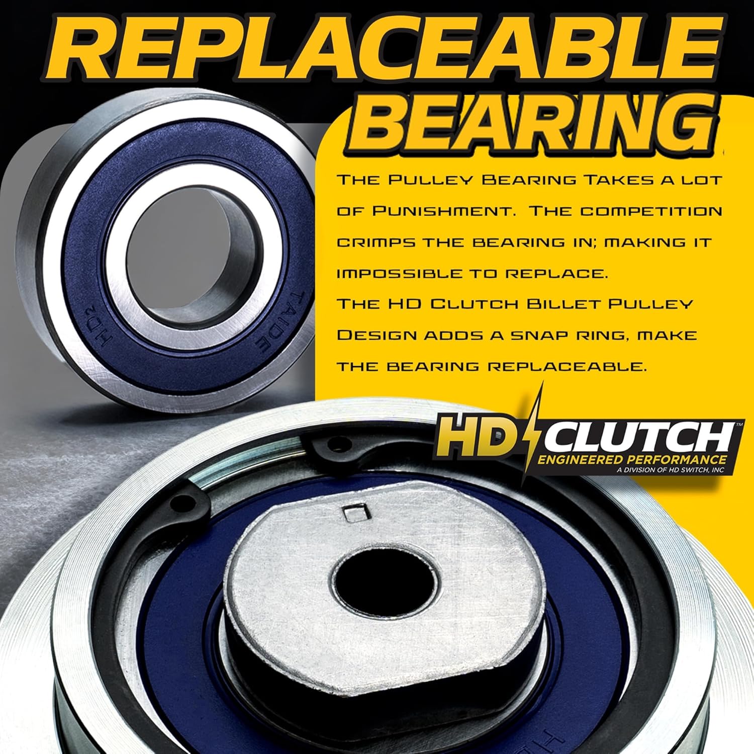 Hi-Torque 150ftlb (OEM 105) BIGBearing PTO Clutch Upgrade for John Deere AM141536 AM136787 X300 X300R X304 X305R X310 X320 X324 X340 X360 X500 X520 X530 X534 X540 X590 AM134397 Tractor Mower