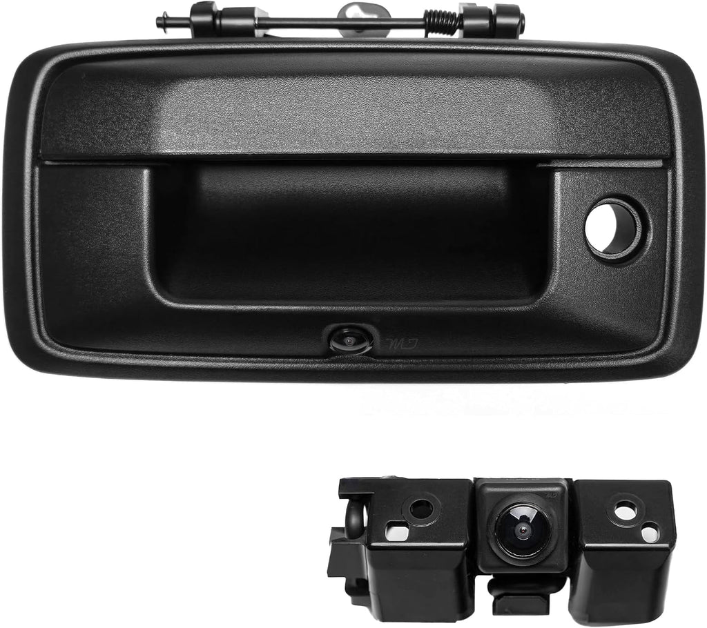 Master Tailgaters Replacement for Chevrolet Silverado/GMC Sierra 1500, 2500, 3500 (2014-2015) Replacement Tailgate Handle Part # 23448681, 23128692 with Backup Camera OE Part # 23306741, 22803702
